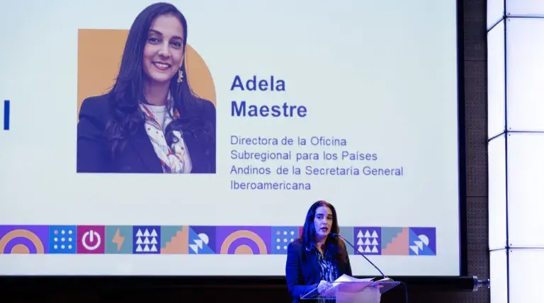 Adela Maestre, Directora de la Oficina Subregional para los Países Andinos de la Secretaría General Iberoamericana